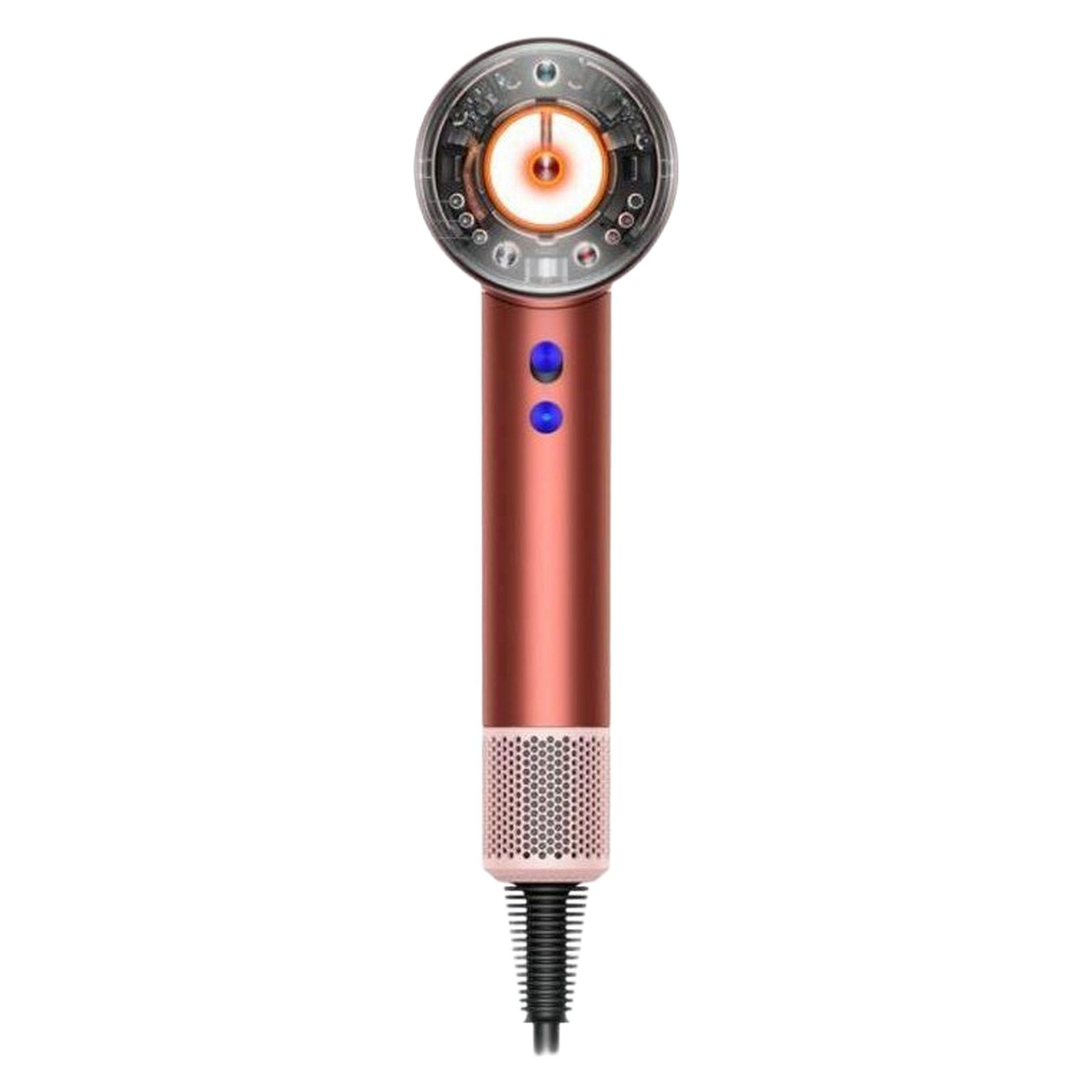 سشوار خانگی 220 وات دایسون مدل Supersonic nural HD16، موتور AC، وزن 2140 گرم، دارای سری متمرکزکننده باریک، متمرکزکننده پهن، سری برسدار گرد پهن، سری چرخشی، سری شانهدار، کیف نگهدارنده با ویژگی صافکنندگی، با قابلیت عملکرد توربو سشوار خانگی 220 وات دایسون مدل Supersonic nural HD16، موتور AC، وزن 2140 گرم، دارای سری متمرکزکننده باریک، متمرکزکننده پهن، سری برسدار گرد پهن، سری چرخشی، سری شانهدار، کیف نگهدارنده با ویژگی صافکنندگی، با قابلیت عملکرد توربو