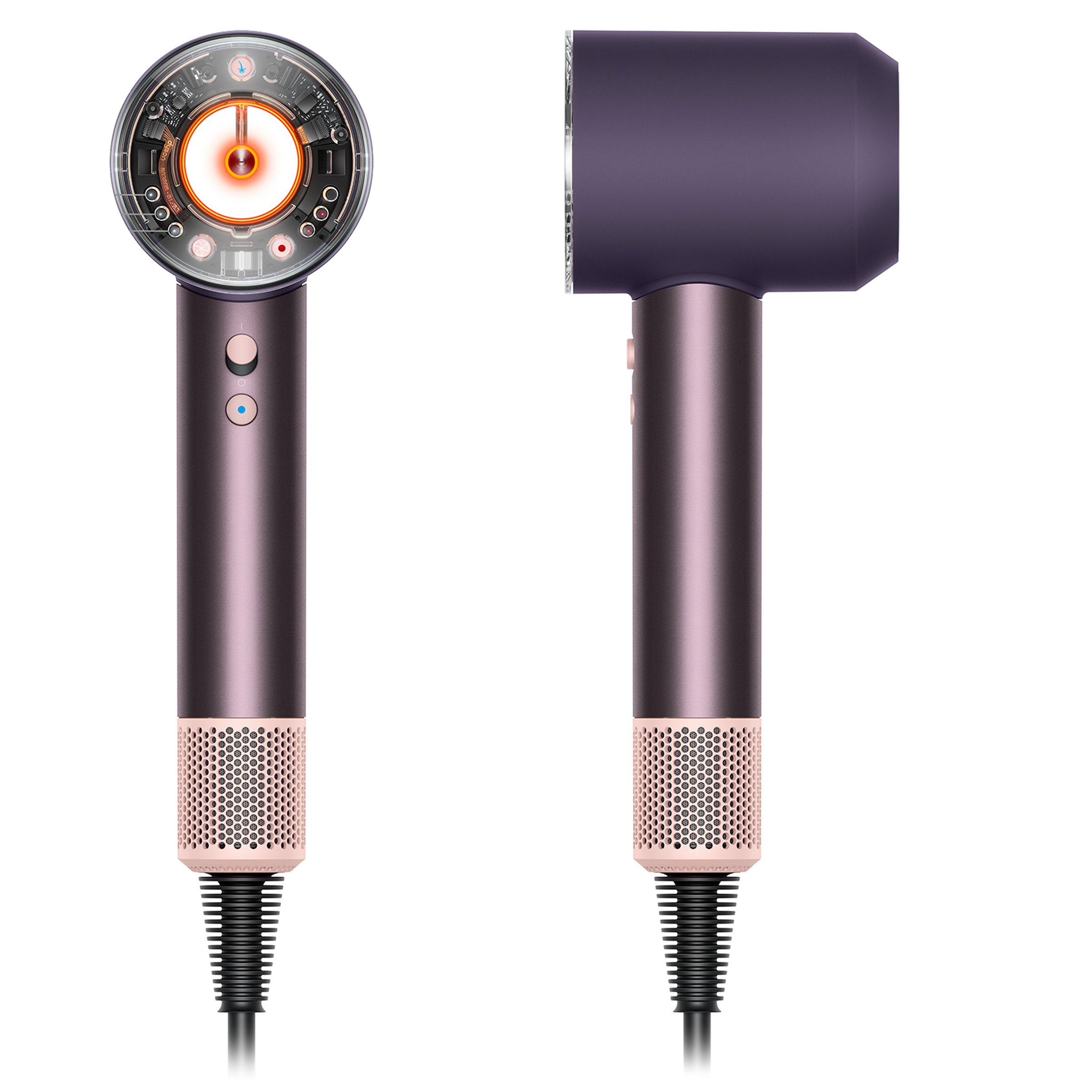 سشوار خانگی 220 وات دایسون مدل Supersonic nural HD16، موتور AC، وزن 2140 گرم، دارای سری متمرکزکننده باریک، متمرکزکننده پهن، سری برسدار گرد پهن، سری چرخشی، سری شانهدار، کیف نگهدارنده با ویژگی صافکنندگی، با قابلیت عملکرد توربو سشوار خانگی 220 وات دایسون مدل Supersonic nural HD16، موتور AC، وزن 2140 گرم، دارای سری متمرکزکننده باریک، متمرکزکننده پهن، سری برسدار گرد پهن، سری چرخشی، سری شانهدار، کیف نگهدارنده با ویژگی صافکنندگی، با قابلیت عملکرد توربو